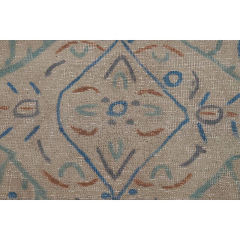 Tabriz Persian Area Rug Handmade Floral Wool Carpet - 8'3"x 11'3"