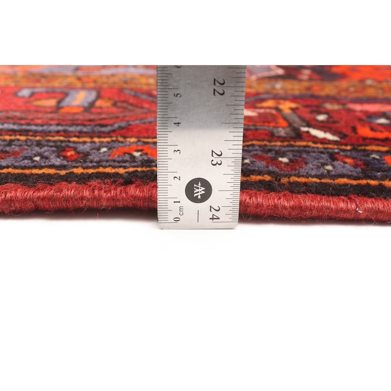 ECARPETGALLERY Hand-knotted Andelz Red Wool Rug - 4'9 x 6'9