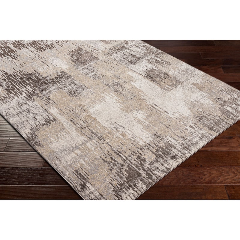 Livabliss Maish Machine Washable Rustic Abstract Area Rug