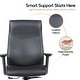 preview thumbnail 4 of 10, Maxwell High-Back Leather Adjustable Executive Office Chair - Ergonomic Swivel Desk with Stainless Steel Lift 350 lb. Limit
