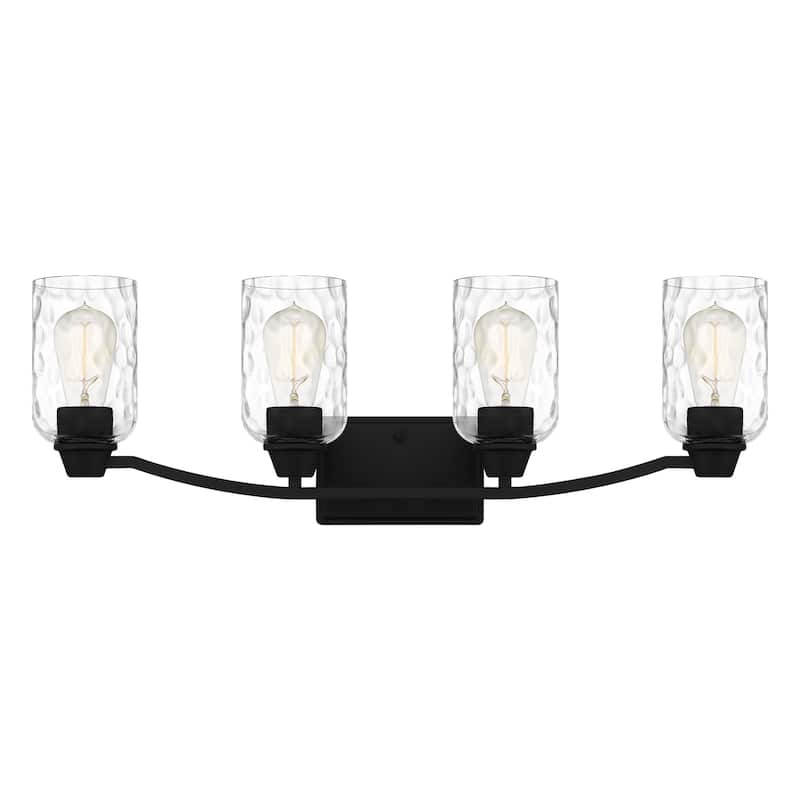 Bellevue QZBF15760 Fleurette 4 Light 28" Wide Vanity Light