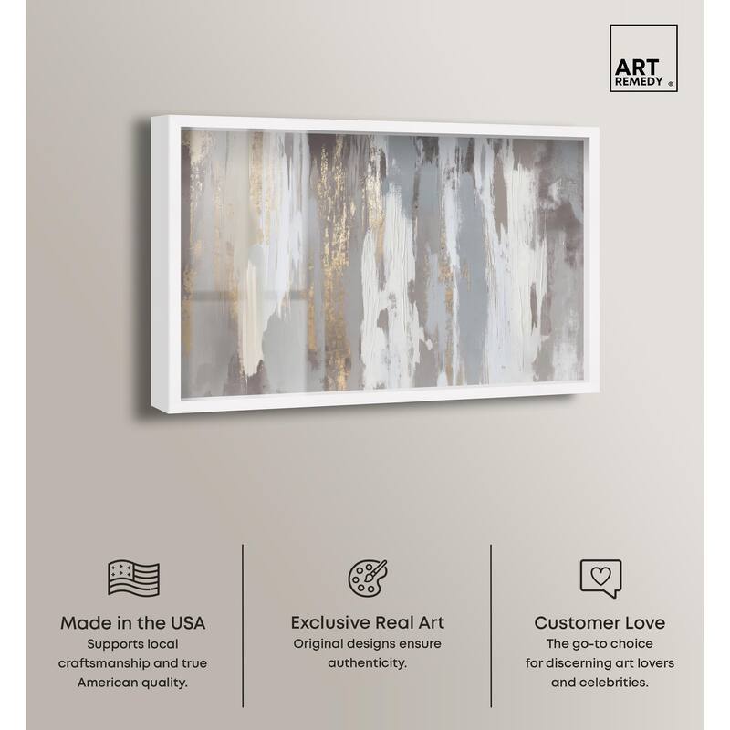 Flooding Gold II Shadowbox by Art Remedy