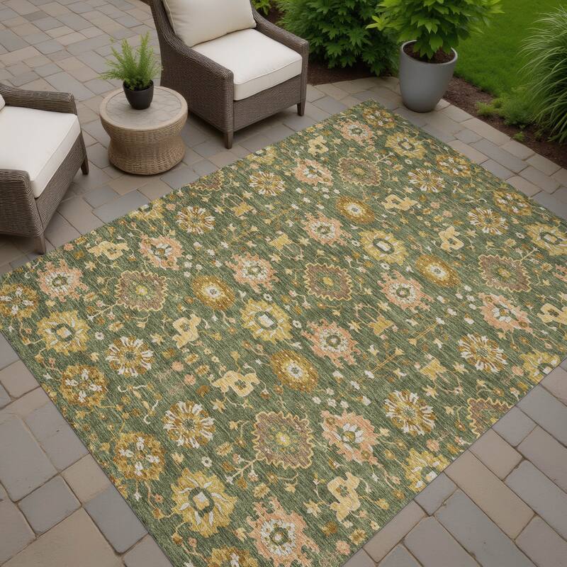 Machine Washable Indoor/ Outdoor Global Durango Chantille Rug