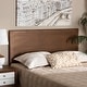 preview thumbnail 4 of 7, Alan Transitional Ash Walnut Finished Wood Headboard