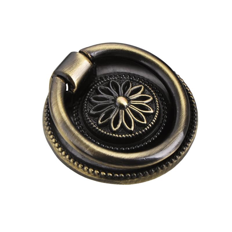 Utopia Alley Medici Cabinet Ring Pull Knob - Decorative Cabinet Drop Pull Knobs for Cabinets - Metal Pull Knobs 1 5/8"