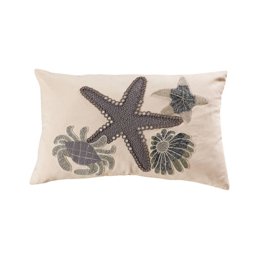 Coastal Treasures 16x26 Lumbar Pillow - COVER ONLY
