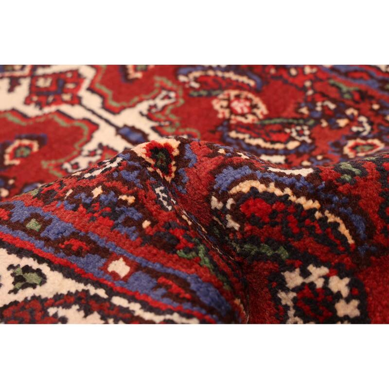 ECARPETGALLERY Hand-knotted Anadol Red Wool Rug - 2'9 x 9'2