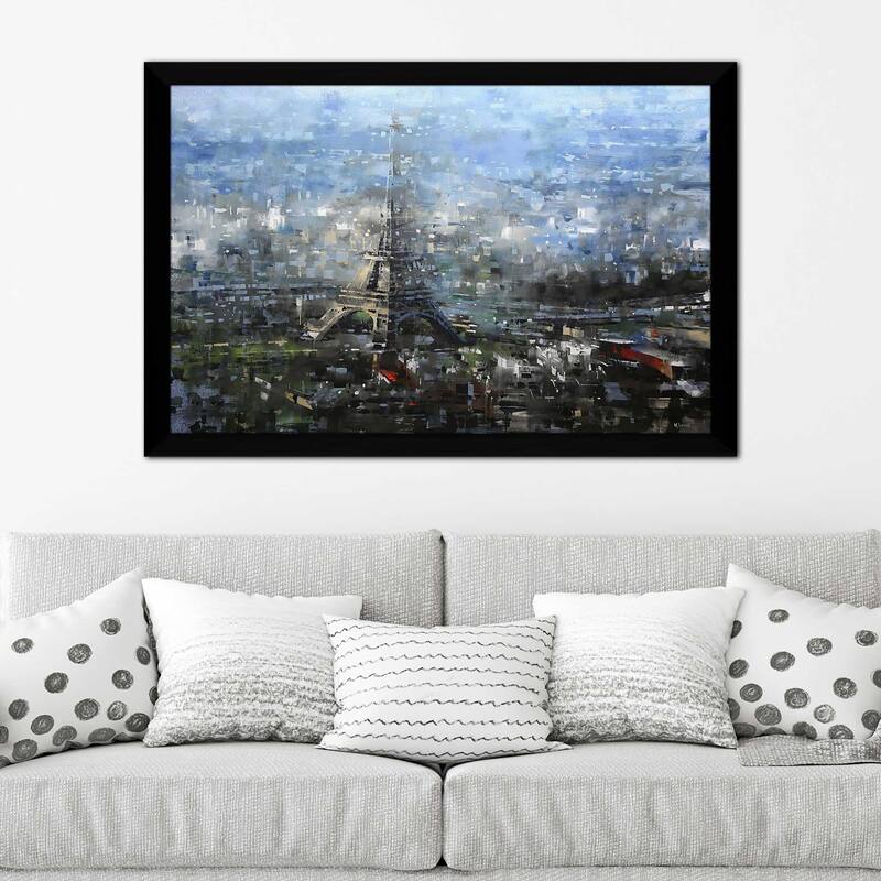 "Blue Paris" by Mark Lague Print on Acrylic