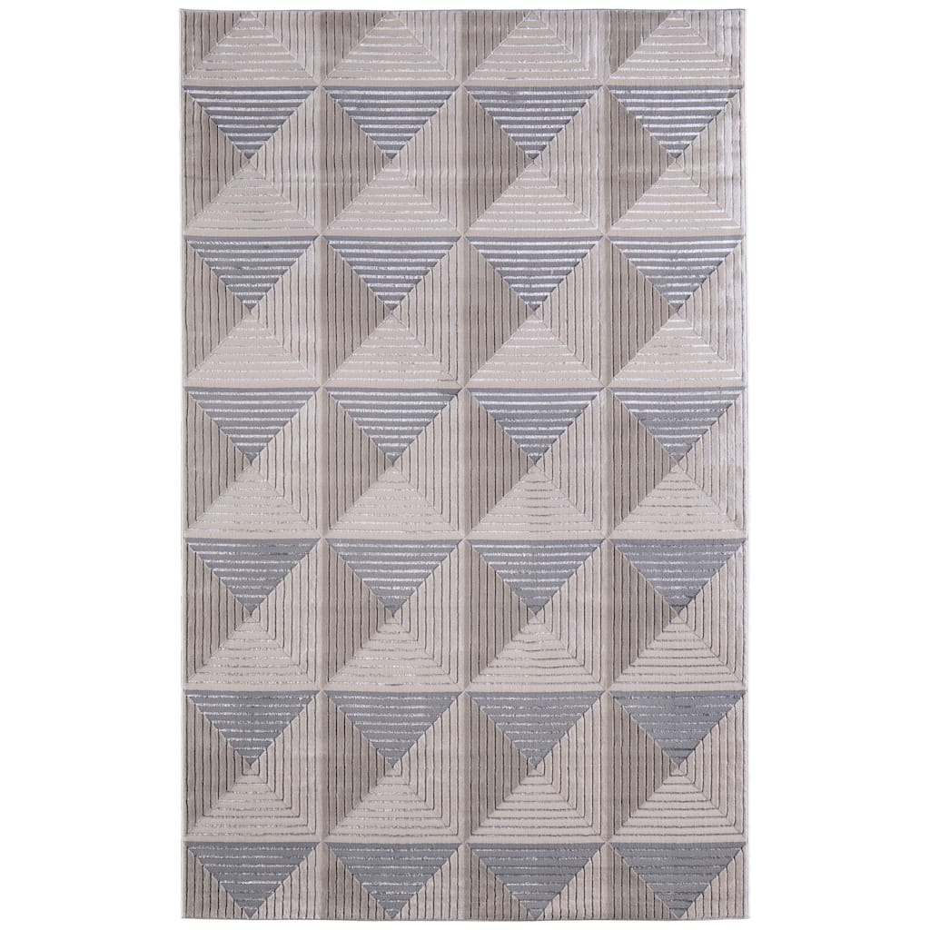Grand Bazaar Orin Machine Made Geometric Modern Area Rug