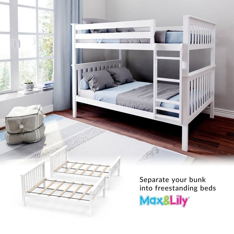 Max and Lily Full over Full Bunk Bed