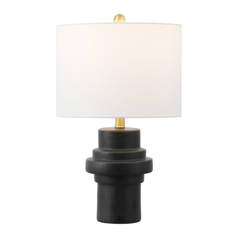 SAFAVIEH Doni 22-inch Ceramic Table Lamp (LED Bulb Included) - 13"W x 13"D x 22"H