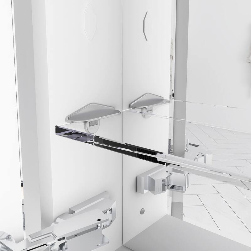 Rectangular Aluminum Medicine Cabinet with Mirror