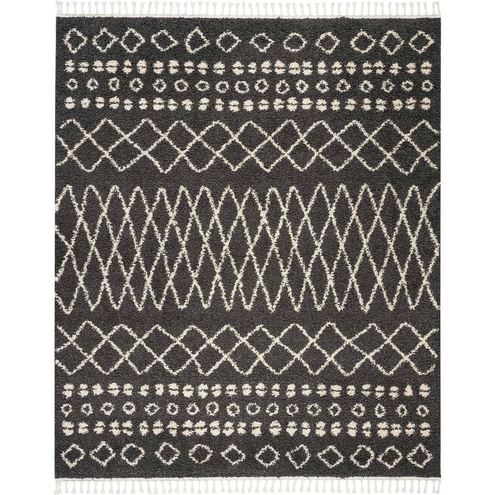 Nourison Moroccan Shag Plush Boho Area Rug