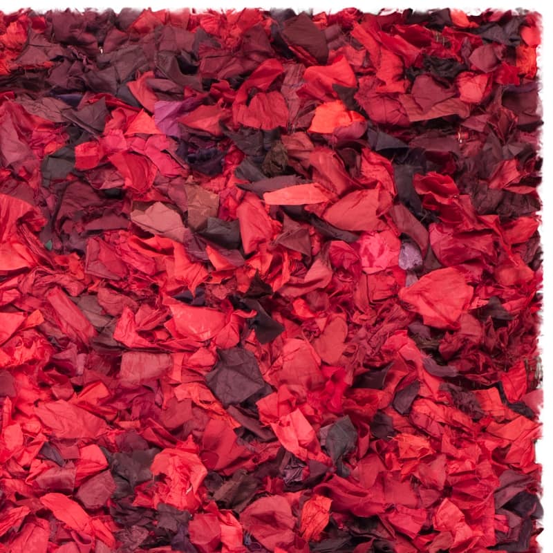 SAFAVIEH Handmade Rio Shag Chihoko 3.5-inch Extra Thick Decorative Rug