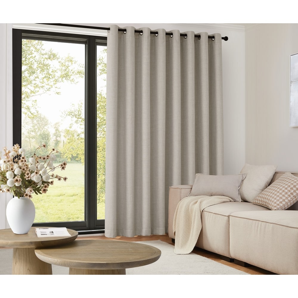 Sun Barrier Snap In Blackout Grommet Patio Door Grommet Panel