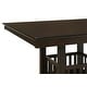preview thumbnail 10 of 14, Jaden 5-piece Square Counter Height Dining Set Espresso
