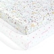 preview thumbnail 3 of 8, Lush Decor Baby Unicorn Heart Rainbow Micro Mink Fitted Crib Sheet, 2 Pack - 52"x 28" x 9"
