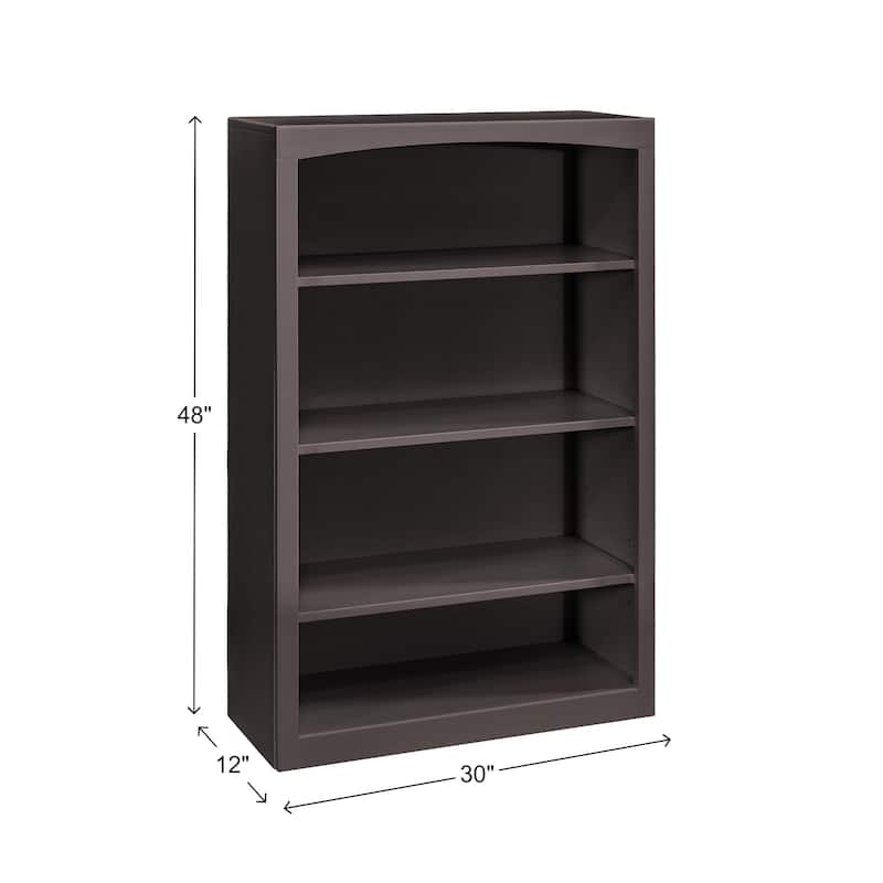 Arch+Haven Solid Wood Bookcase 30 x 48