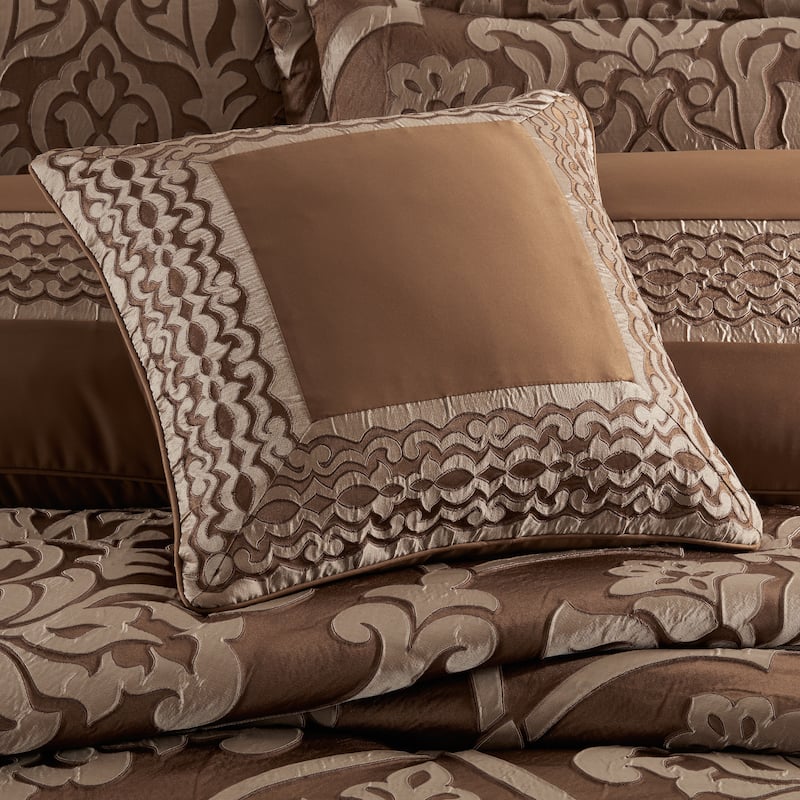 J. Queen New York Surano 20" Decorative Throw Pillow - Accent - Polyester - Copper