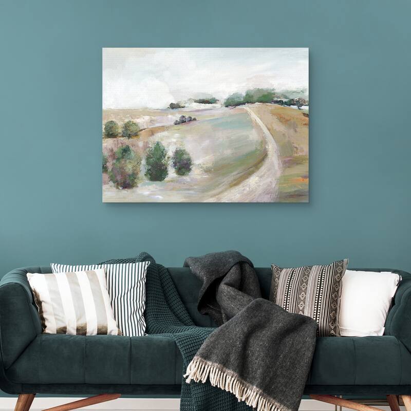 Country Road Hill by Allison Pearce Canvas Art Print