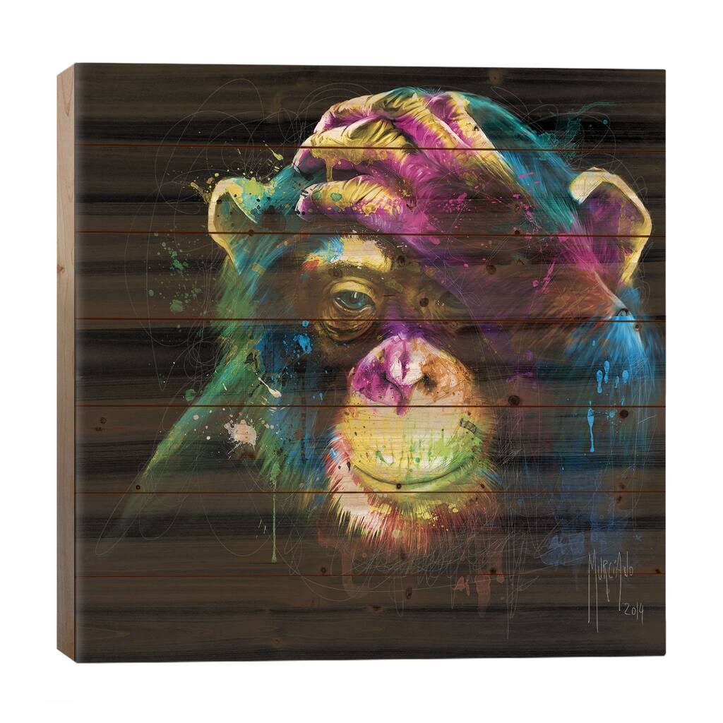 Darwin's Preoccupations Print On Wood by Patrice Murciano - Multi-Color
