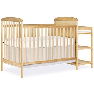 Dream On Me Anna 4 in 1 Full Size Crib and Changing Table Combo - Natural