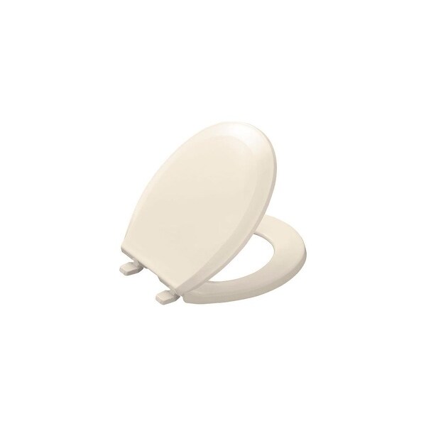 Kohler K-4662 Lustra Q2 Round Closed-Front Toilet Seat with Quick-Release and Quick Attach Hinges