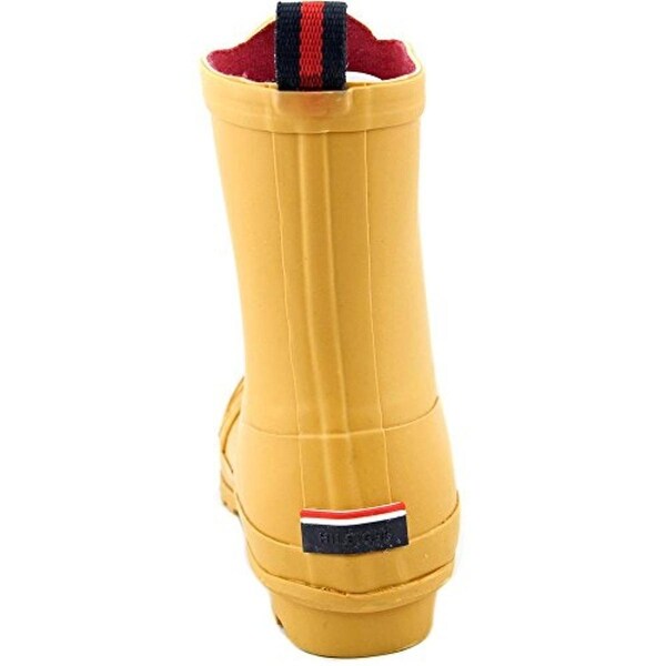 tommy hilfiger yellow rain boots
