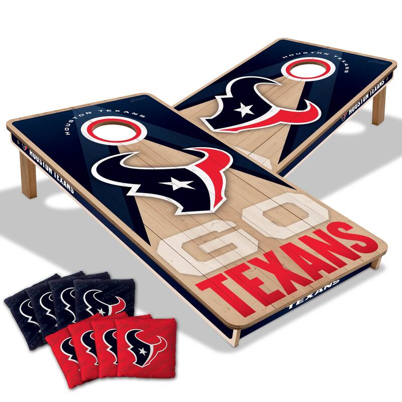 Houston Texans NFL 2x4 Professional Cornhole Board Set - Include Carrying Case