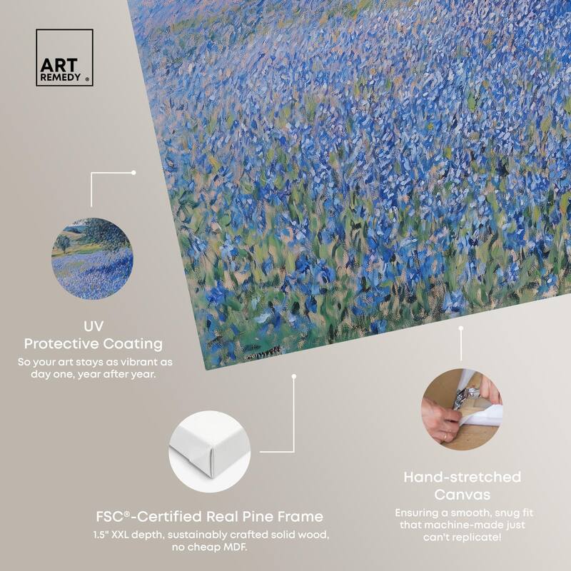 Bluebonnet Meadow II Canvas by Art Remedy, Gallery Wrapped