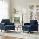 preview thumbnail 35 of 50, Accent Chair/Armchair for Bedroom Living Room with Wood Legs