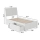 preview thumbnail 86 of 85, Portland Platform Bed with Footboard and Storage Drawers
