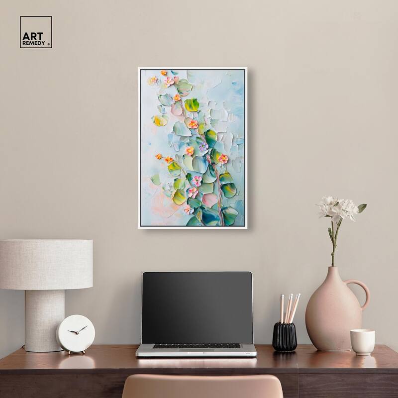 Textured Tendrils I Canvas by Art Remedy