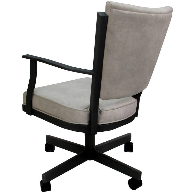 Montana Swivel Metal Dining Caster Chair on Reading Base