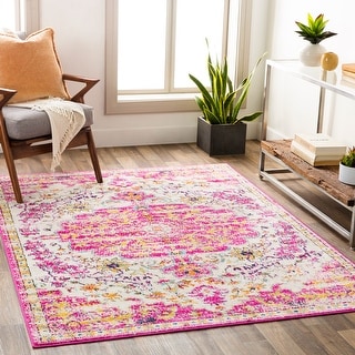 Artistic Weavers Zimmer Distressed Boho Medallion Area Rug