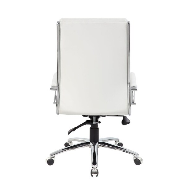 Boss CaressoftPlus Chrome Finish Executive Chair On Sale Bed