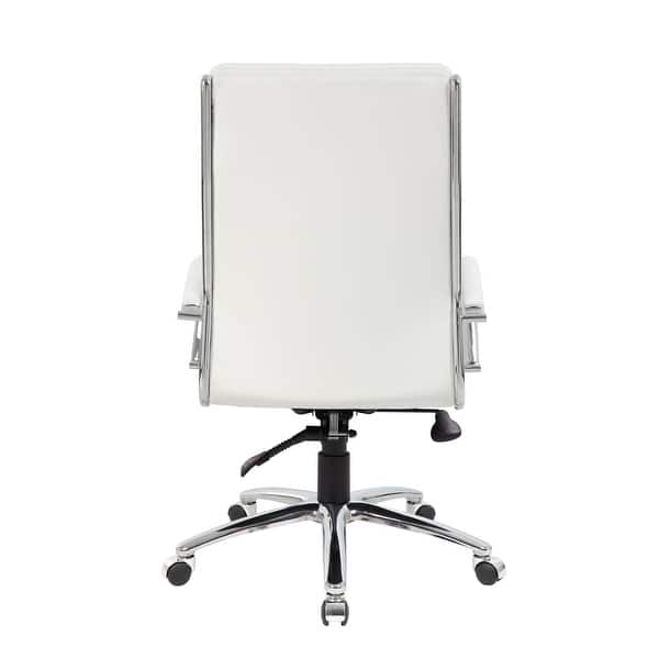 Boss Caressoftplus Chrome Finish Executive Chair Overstock 10099935