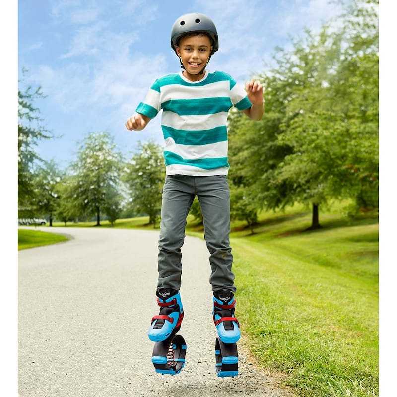 Hearthsong Jump2It Indoor/Outdoor Bouncy Spring Shoes for Kids with Non