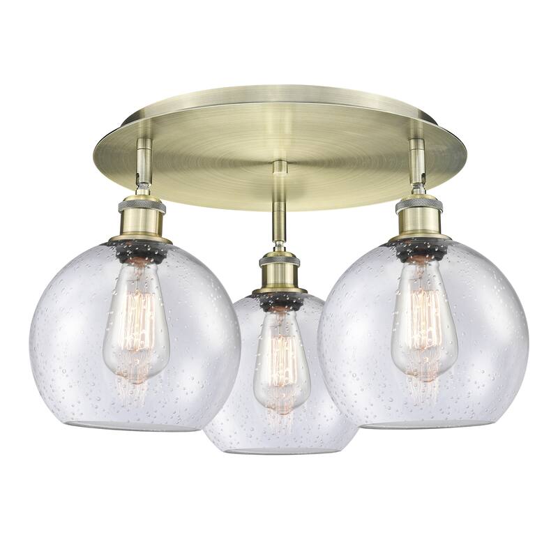 Innovations Lighting Athens - 3 Light 20" Flush Mount