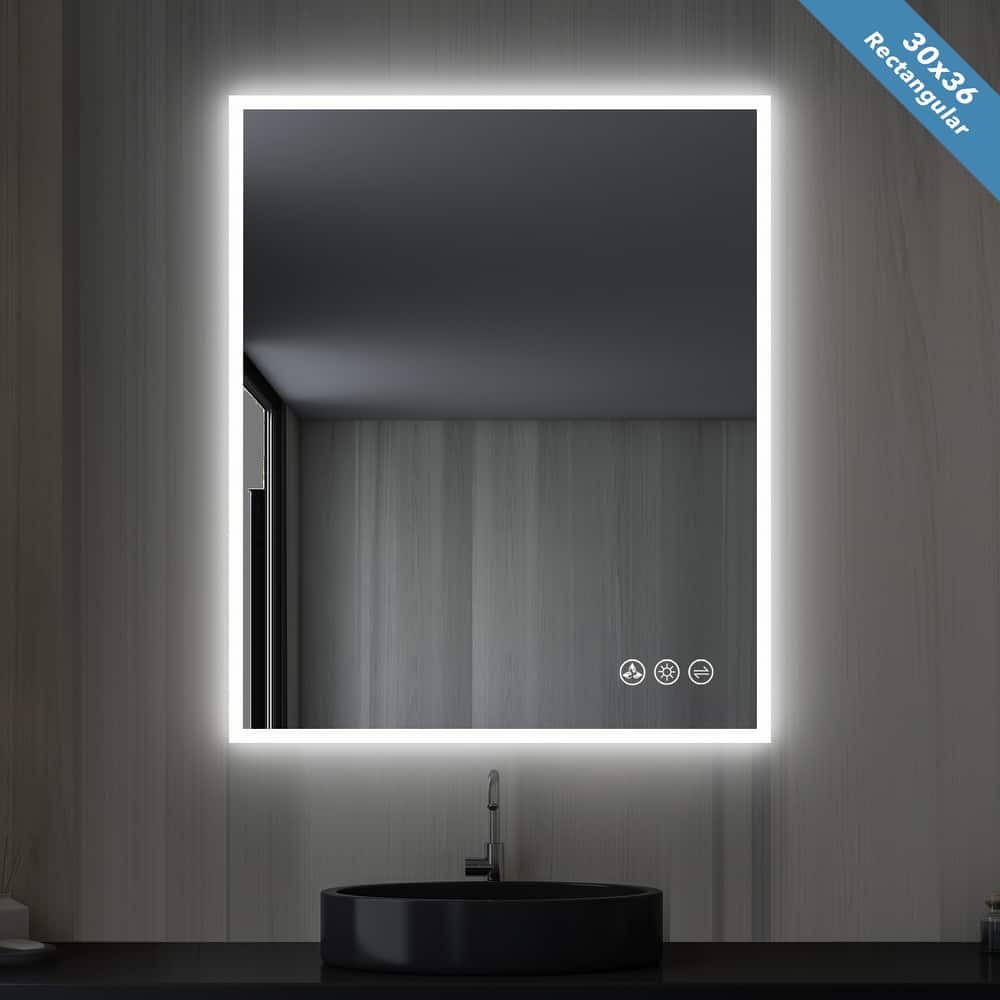 Blossom LED Lighted Bathroom Makeup Mirror, Wall Mounted, Anti-Fog