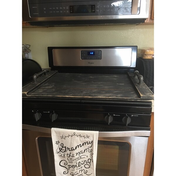 Rustic Noodle Board Designs Top Product Reviews For Noodle Board Stove Top Cover 29761232 Overstock noodle board stove top cover