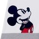 preview thumbnail 3 of 2, Lambs & Ivy Disney Baby Mickey Mouse White/Gray Appliqued Cotton Wearable Blanket