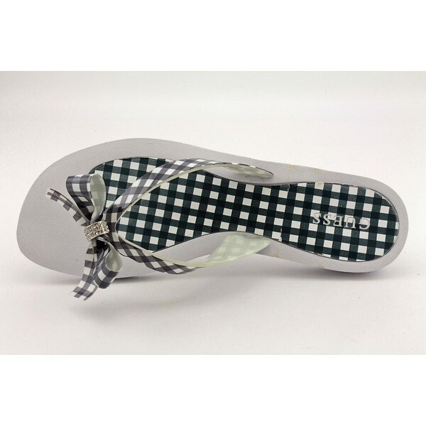 guess bow tie flip flops