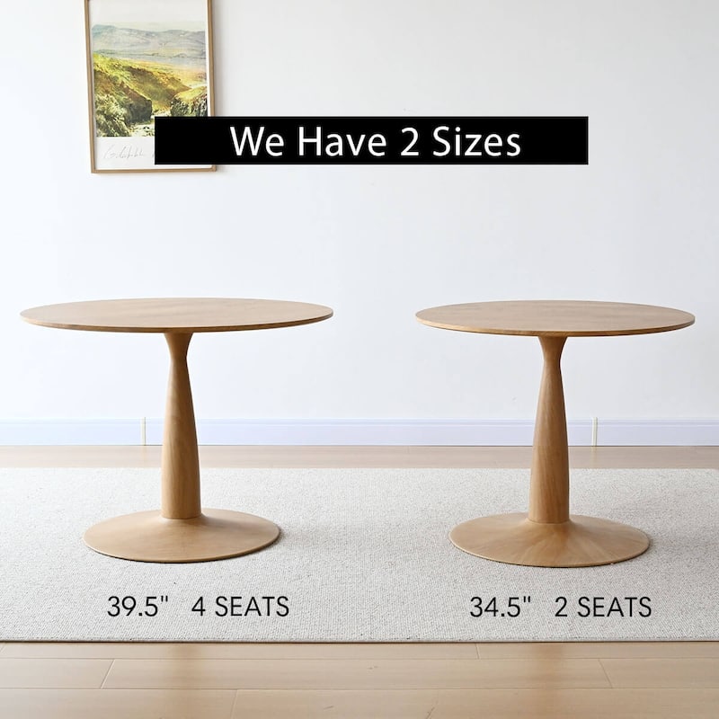 Round Pedestal Dining Table