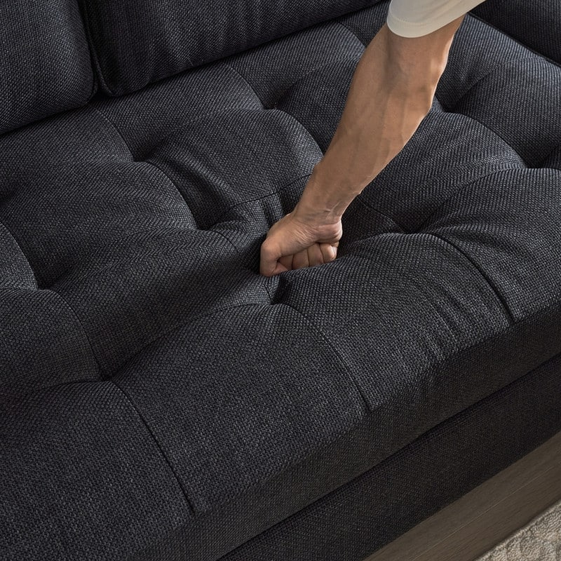 3-Seater Golden Tripod Legs Indoor Modular Sofa