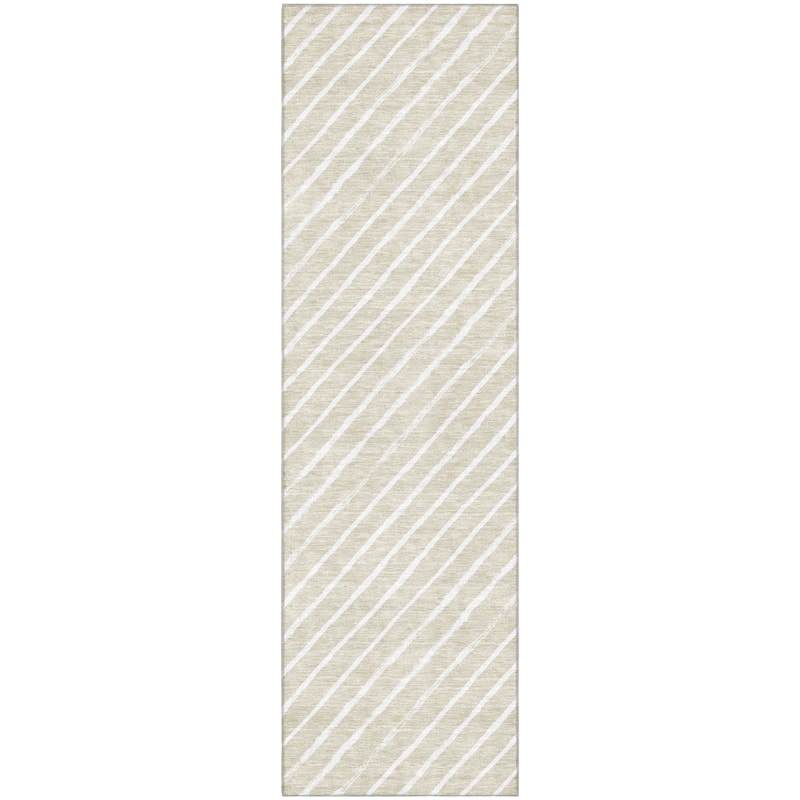 Premium Washable Super Soft Angle Stripe Mayfield Rug