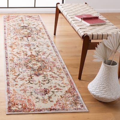 SAFAVIEH Crystal Floretta Vintage Boho Medallion Rug