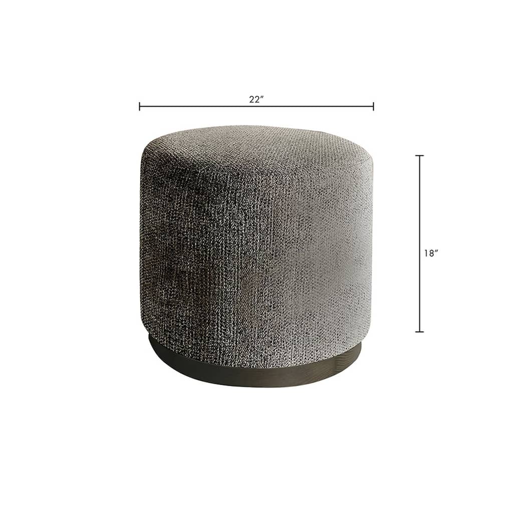 Round Storage Ottoman Comfortable choice, multiple functions, classic design, and cozy corners