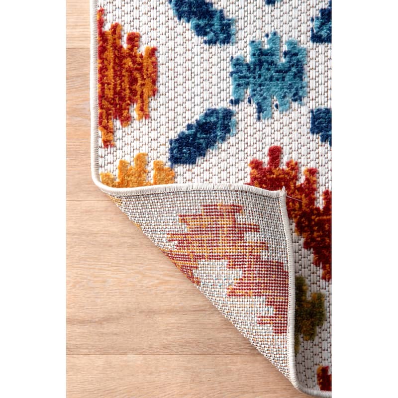 Nuloom Indoor/Outdoor Transitional Labyrinth Area Rug