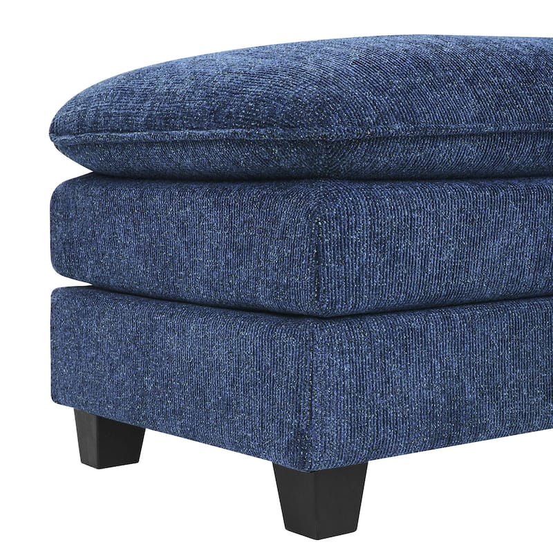 Living Room Upholstered Accent Chair,Modern Reading Chair With Arms Pillows - 52"W X 54.6"D X 34.6"H